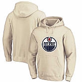 Men's Customized Edmonton Oilers Cream All Stitched Pullover Hoodie,baseball caps,new era cap wholesale,wholesale hats